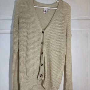 Creme colored cardigan